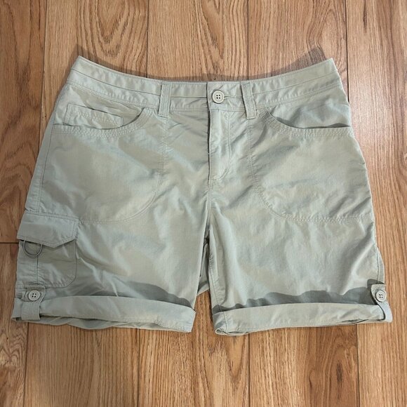 🔵 Mountain Hardware Miranda ShortsWomens 10/42 Stretch Nylon Lightweight Hiking - Picture 1 of 4